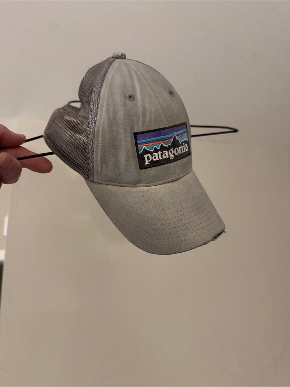 Patagonia Light Gray LoPro P6 hat